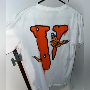 M - Juice WRLD x Vlone Butterfly Tee “White”